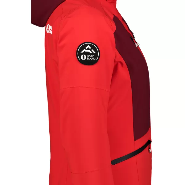  Jachetă de schi pentru femei NORDBLANC SNOW-SQUALL NBWJL7753 ROŞU 
