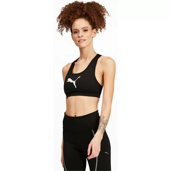  Sutien de damă PUMA MID IMPACT 4KEEPS GRAPHIC BRA PM 520306-90 NEGRU 
