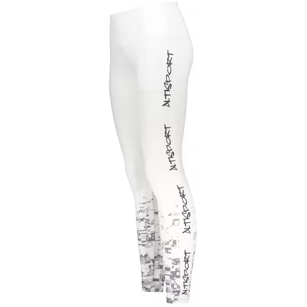  Jambiere lungi premium de damă ALTISPORT SWE/ALW02S04 ALB GRI 