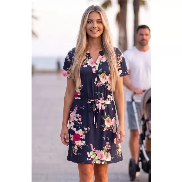  Rochie KIXMI POLLY ALBASTRU INCHIS 
