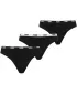 Chiloți de damă PUMA STRING 3P PACK 90759002 NEGRU