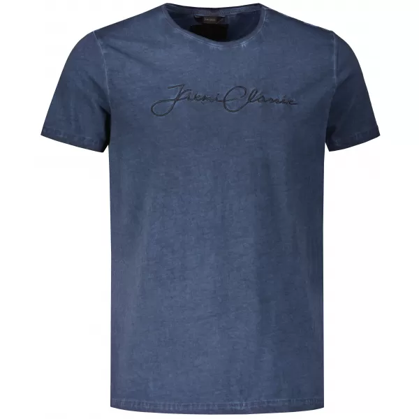  Tricou pentru bărbați KIXMI PATRIC ALBASTRU INCHIS 