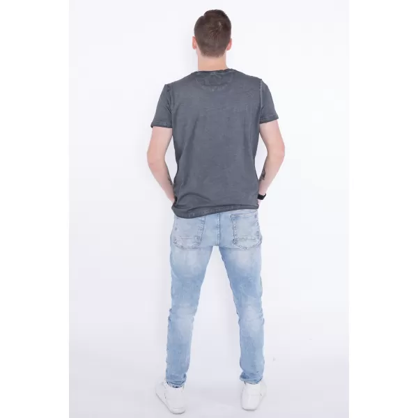  Tricou pentru bărbați KIXMI PELTON GRI INCHIS 