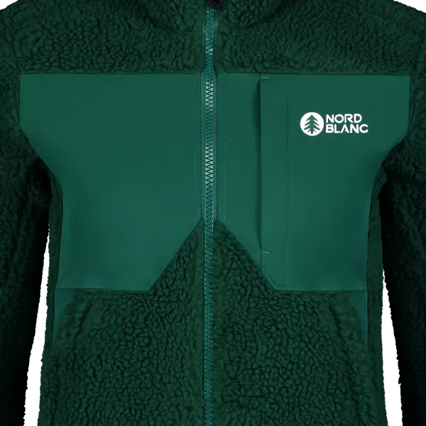  Hanorac de damă din fleece NORDBLANC PENINSULA NBSFL7654 VERDE 