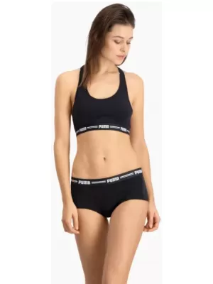 Chiloți de damă PUMA WOMEN MINI SHORT 2P PACK 90785303 NEGRU
