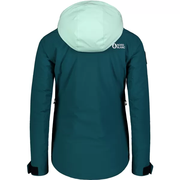  Jachetă de schi pentru femei NORDBLANC SNOW-SQUALL NBWJL7753 VERDE ÎNCHIS 