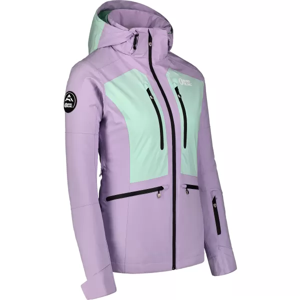  Jachetă de schi pentru femei NORDBLANC SNOW-SQUALL NBWJL7753 VIOLET 