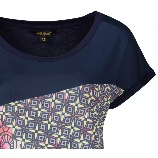  Tricou pentru femei ALTISPORT ARIEL ALBASTRU INCHIS 