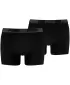 Boxeri pentru bărbați PUMA BASIC BOXER 2P 88886958 NEGRU/NEGRU