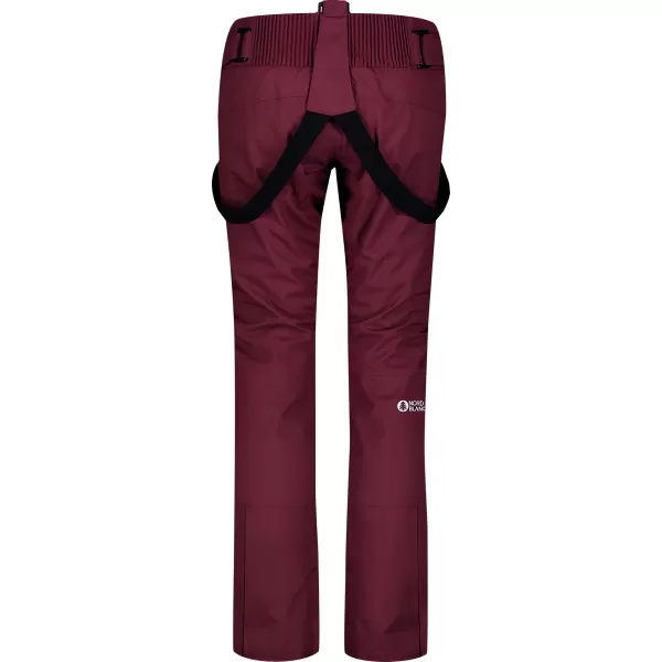  Pantaloni de schi pentru femei NORDBLANC SNOWBALL NBWP7769 BURGUNDIA 