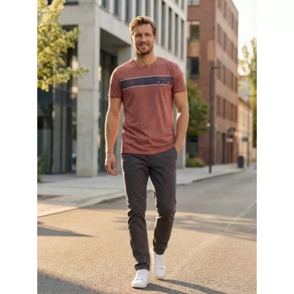  Tricou pentru bărbați ALTISPORT ARMAN BURGUNDIA 