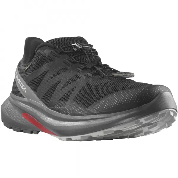  Pantofi pentru bărbați SALOMON HYPULSE GORE-TEX L41595900 NEGRU/UMBRA LINISTITA/ROCA LUNARA 