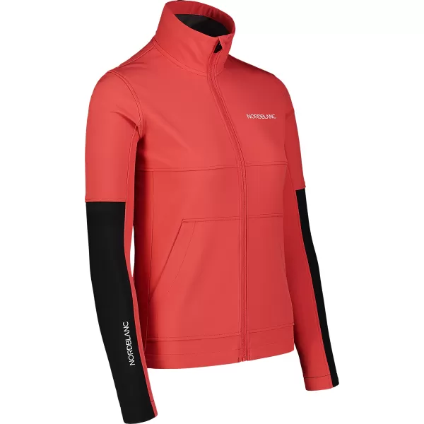  Jachetă softshell pentru femei NORDBLANC FJORD NBSSL7657 CORAL ROȘU 