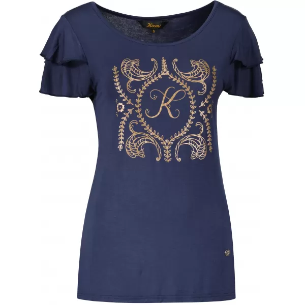  Tricou pentru femei KIXMI PAMMI ALBASTRU INCHIS 
