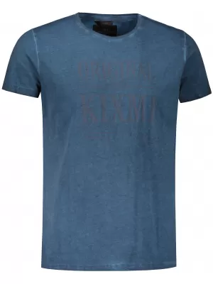 Tricou pentru bărbați KIXMI PELTON ALBASTRU INCHIS