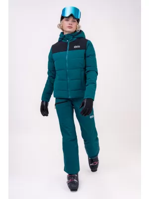 Pantaloni de schi pentru femei NORDBLANC SNOWBALL NBWP7769 VERDE