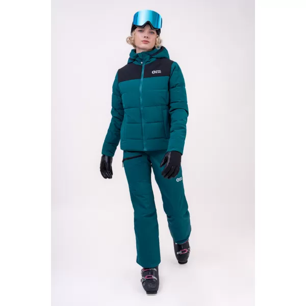  Pantaloni de schi pentru femei NORDBLANC SNOWBALL NBWP7769 VERDE 