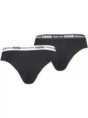 Chiloți de damă PUMA WOMEN BRAZILIAN 2P PACK 90785603 NEGRU