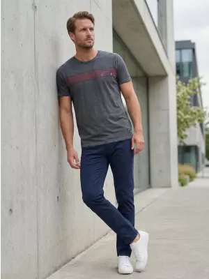 Tricou pentru bărbați ALTISPORT ARMAN GRI INCHIS