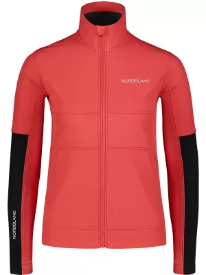 Jachetă softshell pentru femei NORDBLANC FJORD NBSSL7657 CORAL ROȘU