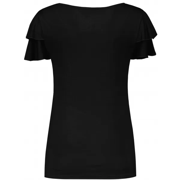  Tricou pentru femei KIXMI PAMMI NEGRU 