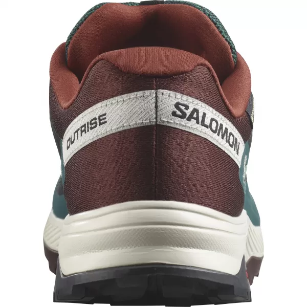  Pantofi pentru bărbați SALOMON OUTRISE GORE-TEX L47142100 PIN PONDEROSA/CIOCOLATĂ AMARĂ/GHEAȚĂ DE VANILIE 