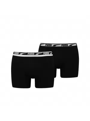 Boxer PUMA MEN MULTI LOGO BOXER 2P 93804701 NEGRU