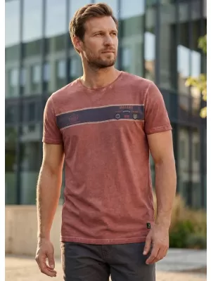 Tricou pentru bărbați ALTISPORT ARMAN BURGUNDIA