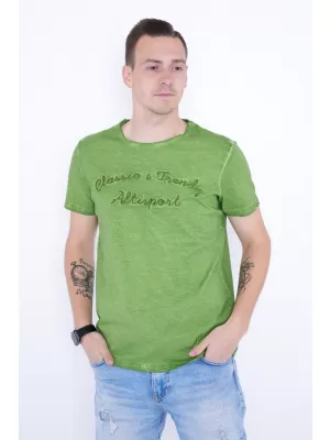 Tricou pentru bărbați ALTISPORT ANDREW VERDE
