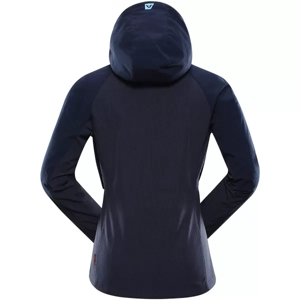  Geacă de softshell pentru femei ALPINE PRO LANCA LJCA564 ALBASTRU ÎNCHIS 