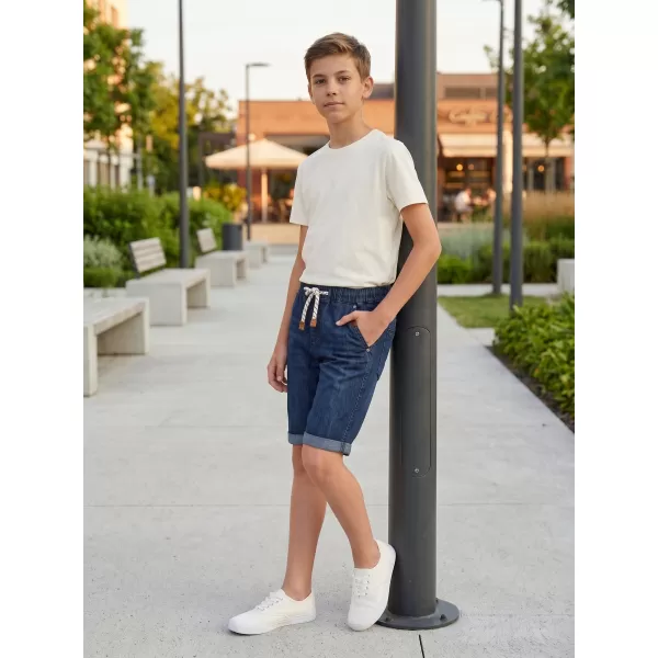  Pantaloni scurți pentru copii SAM 73 ROBERT KS 500 DENIM ÎNCHIS LA CULOARE 
