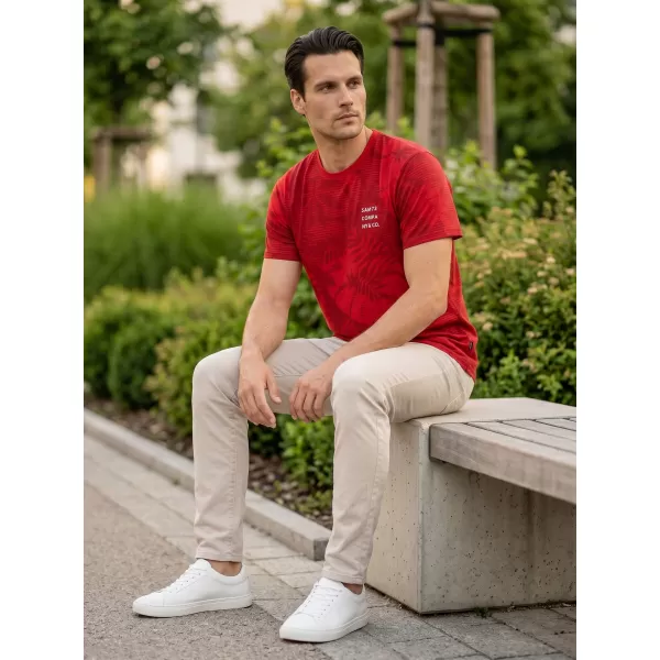  Tricou pentru bărbați SAM 73 SCULPTOR MT 823 ROŞU 