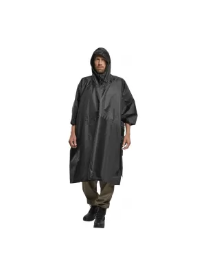 Pancota de ploaie Poncho BRANDIT RIPSTOP BD3169 NEGRU