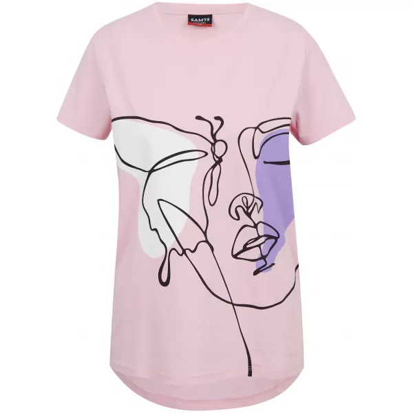  Tricou de damă SAM 73 MUSCA WT 884 ROZ DESCHIS 