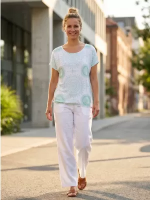 Tricou de damă SAM 73 TAURUS WT 888 VERDE
