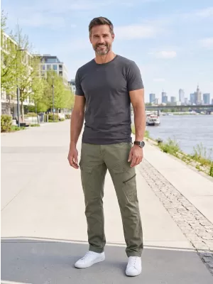 Pantaloni BRANDIT ADVEN SLIM FIT MĂSLIN