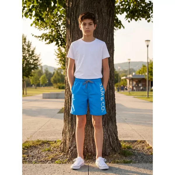  Pantaloni scurți pentru copii SAM 73 ROMAN KS 505 ALBASTRU STRĂLUCITOR 