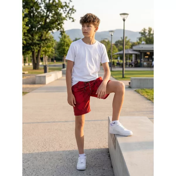  Pantaloni scurți pentru copii SAM 73 SANJEEV KS 506 ROŞU 