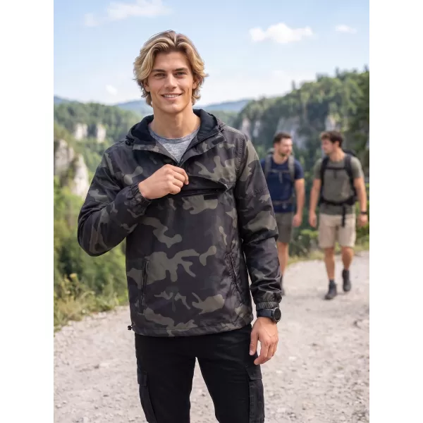  Sacou BRANDIT PŘES HLAVU BD3162 CAMUFLAJ ÎNTUNECAT 