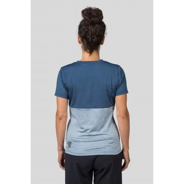  Tricou de damă HANNAH BERRY INDIA INK MEL/PEARL BLUE MEL 