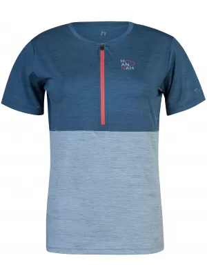 Tricou de damă HANNAH BERRY INDIA INK MEL/PEARL BLUE MEL