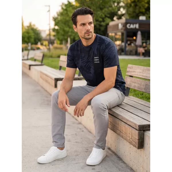  Tricou pentru bărbați SAM 73 SCULPTOR MT 823 ALBASTRU ÎNCHIS 