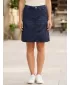 Fusta de dama SAM 73 GEMINI WZ 832 DENIM ÎNCHIS LA CULOARE