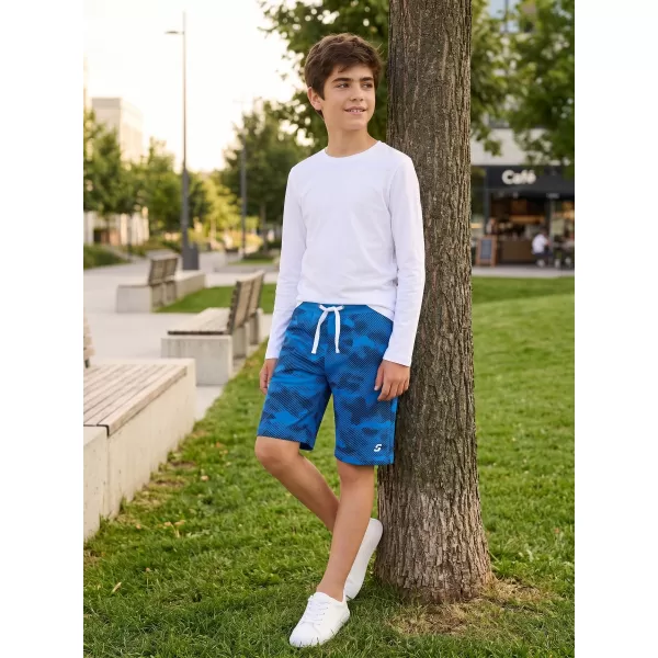 Pantaloni scurți pentru copii SAM 73 JEREM KS 503 ALBASTRU STRĂLUCITOR 