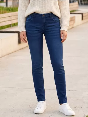 Pantaloni de dama SAM 73 ANDROMEDIA WK 788 DENIM ÎNCHIS LA CULOARE