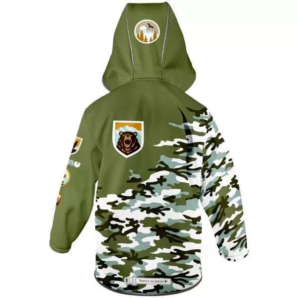  Sacou softshell pentru bebeluși izolat WAMU MASKÁČ KAKI 