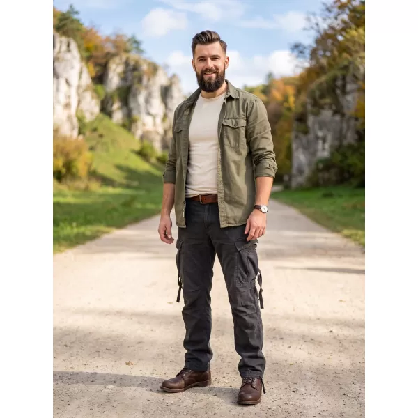  Pantaloni BRANDIT M-65 VINTAGE NEGRU 