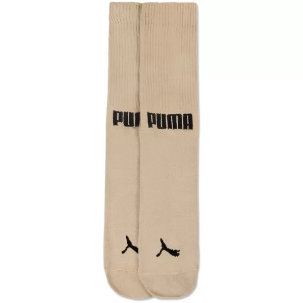  Șosete pentru bărbați PUMA MEN FRONT LOGO CREW 2P 938010-03 BEJ 