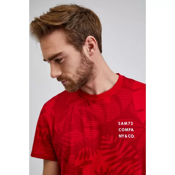  Tricou pentru bărbați SAM 73 SCULPTOR MT 823 ROŞU 