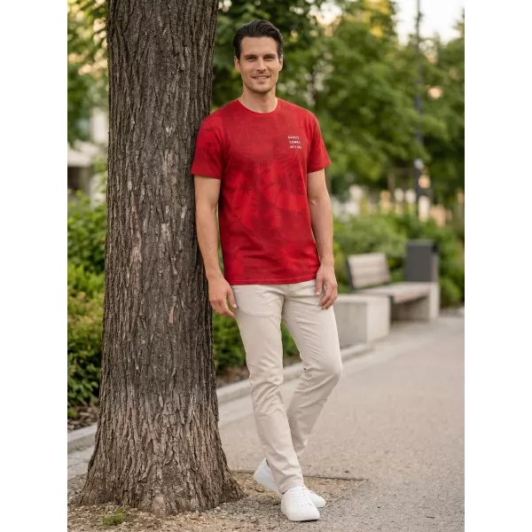  Tricou pentru bărbați SAM 73 SCULPTOR MT 823 ROŞU 